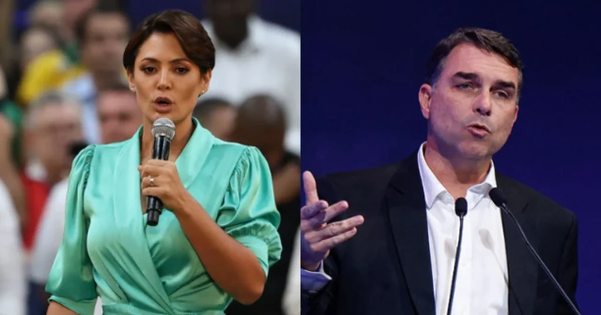 Michelle Bolsonaro não participará de convenção que oficializará candidatura de Flávio Bolsonaro