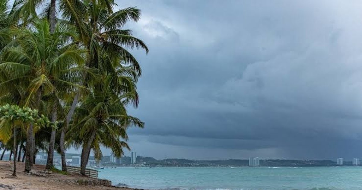 Inmet alerta para chuvas intensas em Alagoas entre quarta e quinta; previsão aponta ventos de até 60km/h