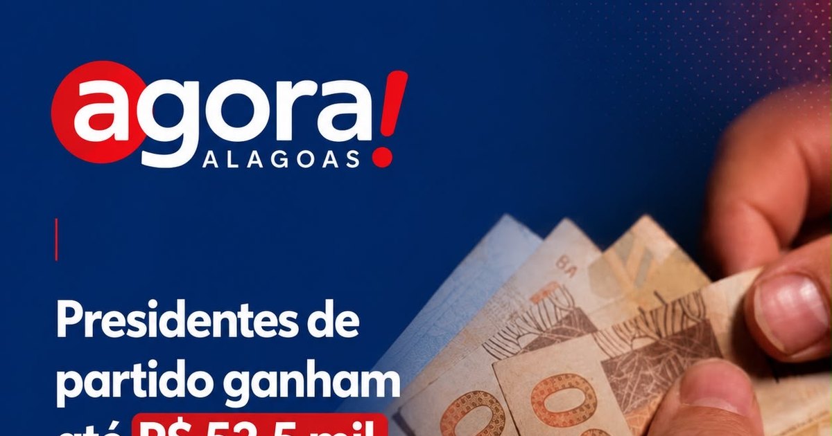 Presidentes de partido ganham até R$ 52,5 mil por mês; veja valores