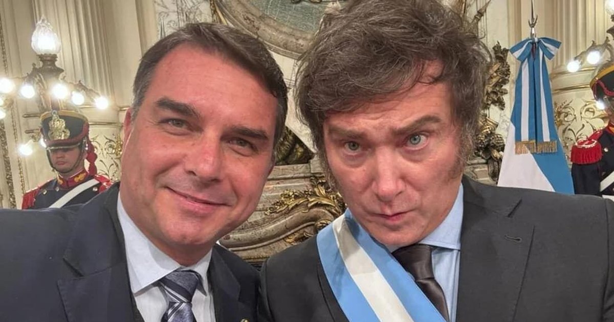 Flávio Bolsonaro divulga encontro com Milei e fala em “combater o terrorismo juntos”