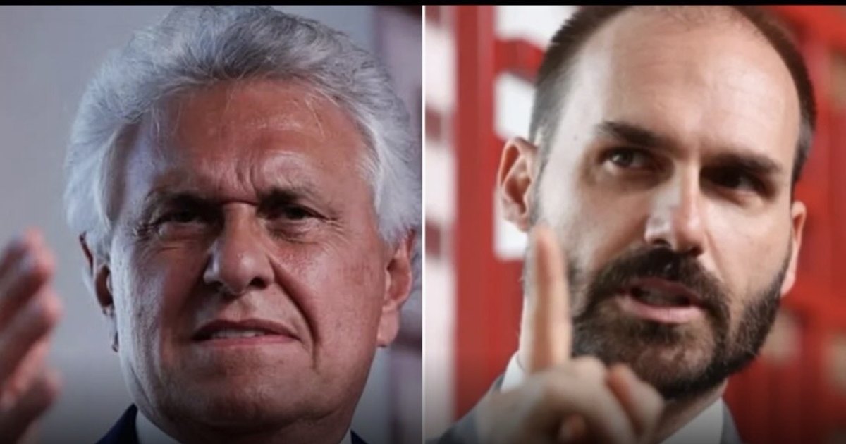 Eduardo Bolsonaro rebate Caiado após crítica sobre green card