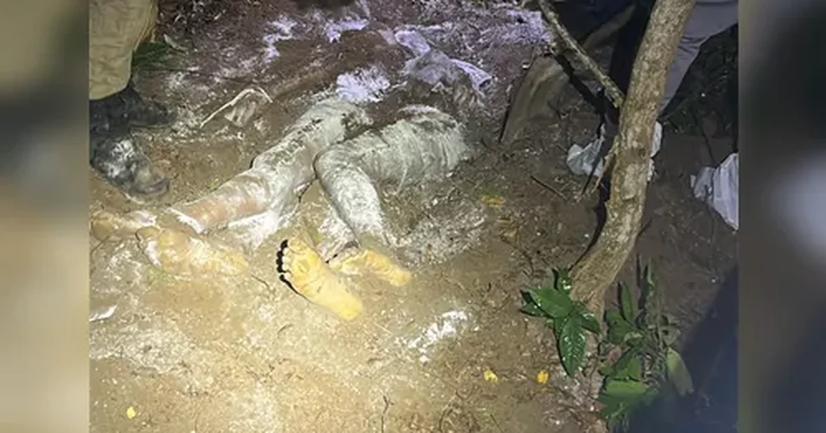 Dois homens são encontrados enterrados com mãos amarradas em cova rasa na Santa Amélia