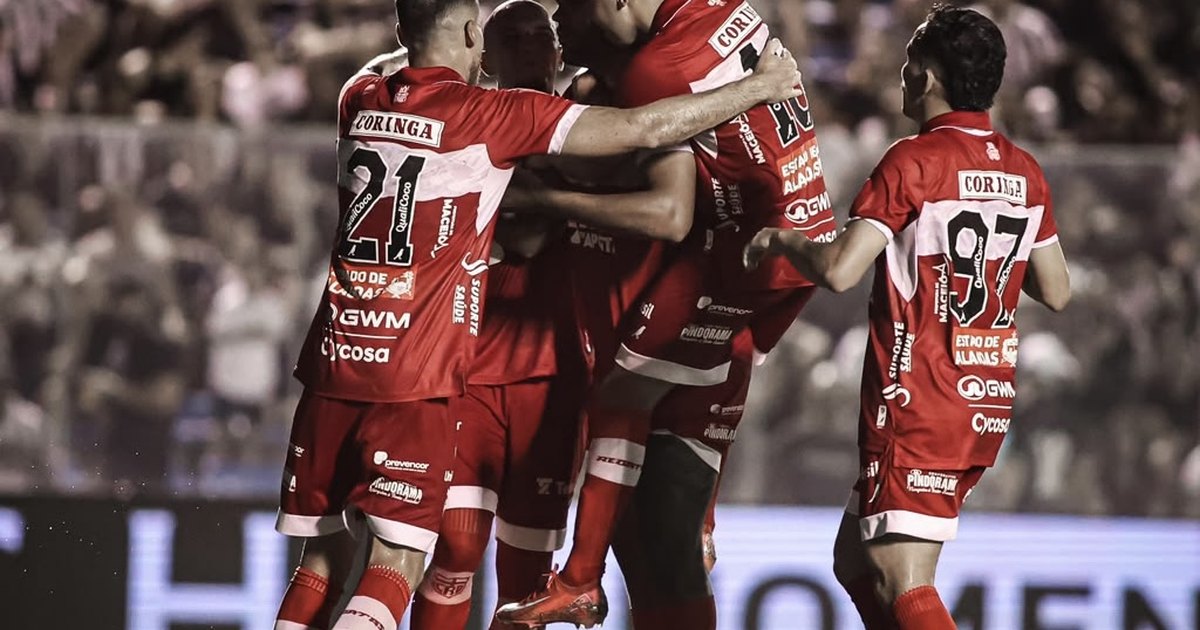 Com gol de Mikael, CRB suporta pressão do Ceará e vence por 1 a 0 fora de casa