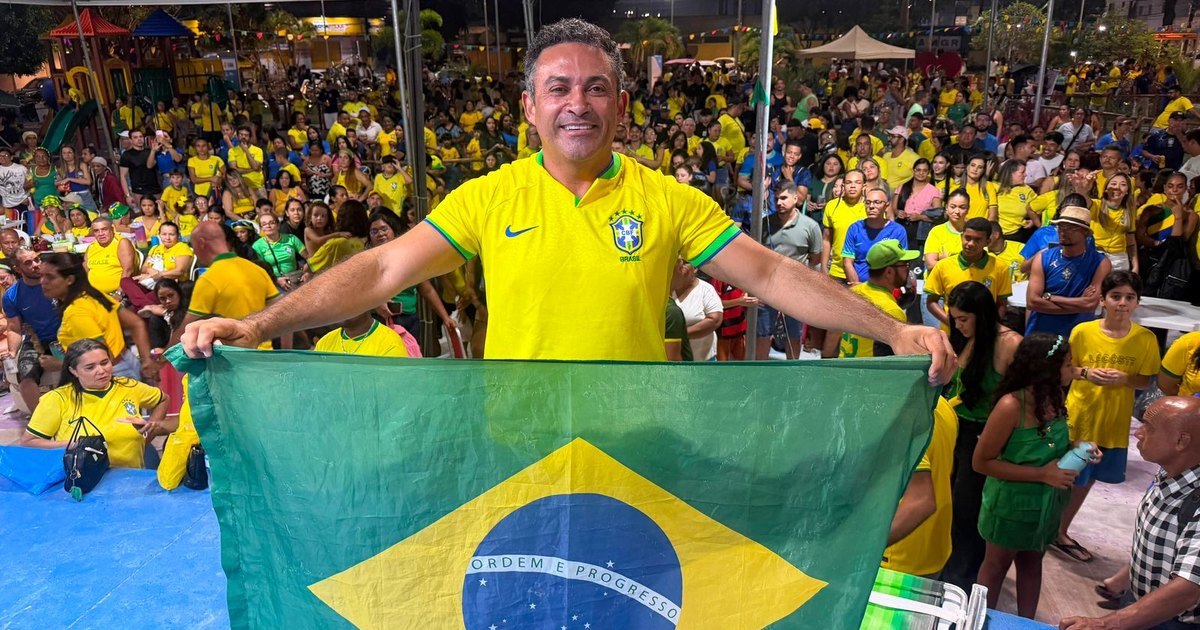 Brasil x Noruega: Luciano Marinho faz da Praça do Graciliano Ramos o maior ponto de encontro da torcida brasileira em Maceió