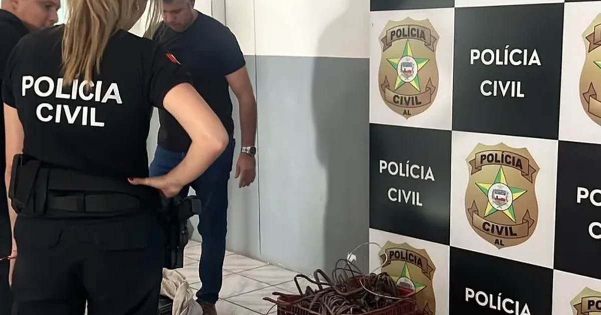 Dona de ferro-velho em Maceió é presa com 105 quilos de fios de cobre sem comprovação de origem