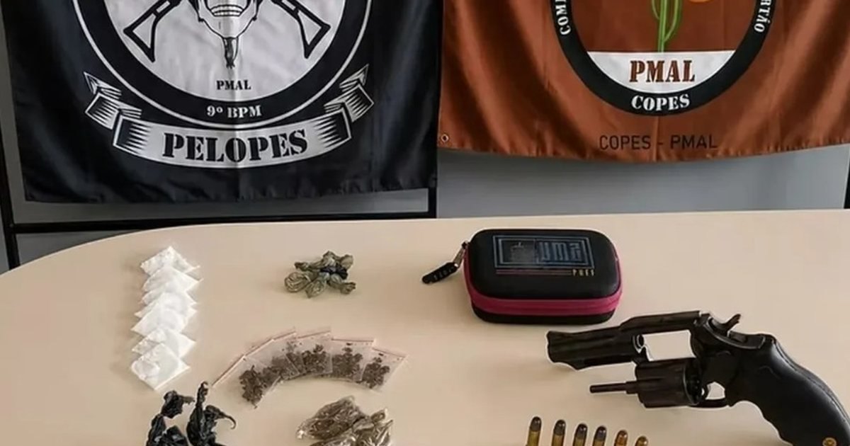 Trio é preso por suspeita de tráfico de drogas após denúncias de moradores em Delmiro Gouveia