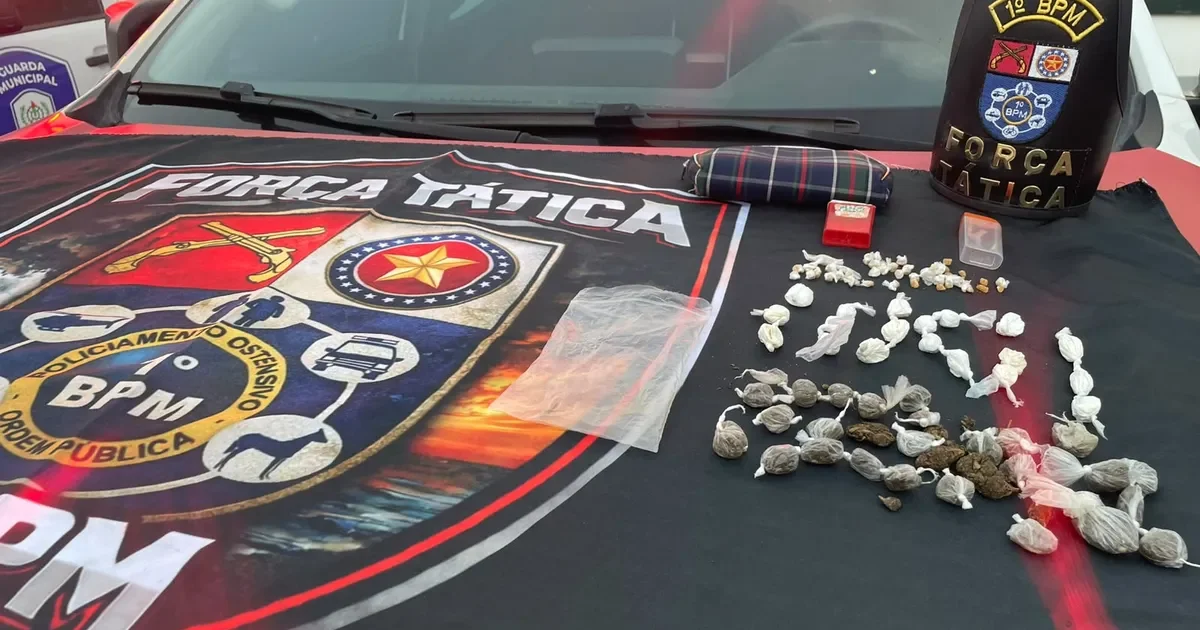 Mulher é presa com drogas na Pajuçara; suspeita já havia sido detida quatro vezes