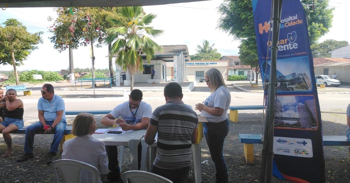 Moradores da Chã da Jaqueira recebem triagem oftalmológica e serviços de saúde gratuitos