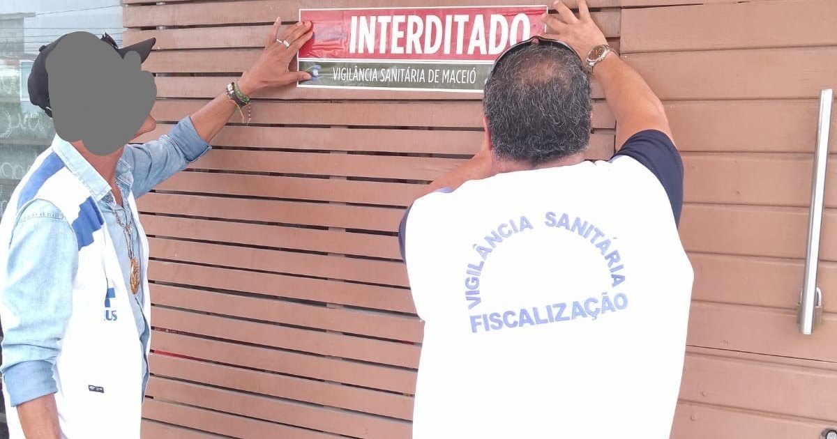 Vigilância Sanitária interdita restaurante por condições insalubres em Maceió