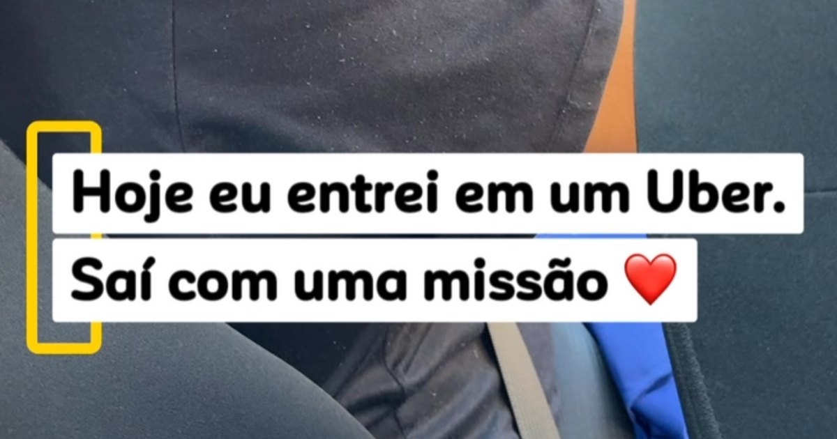 Vídeo de passageira ajudando motorista de aplicativo chama atenção de internautas