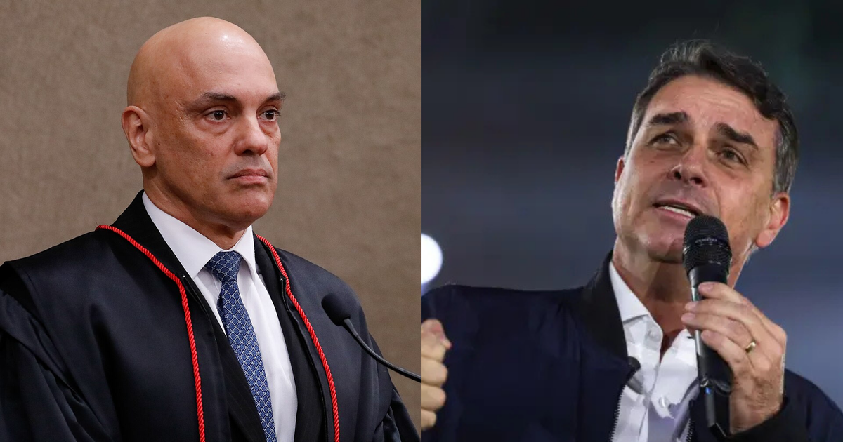 “Alexandre de Moraes virou o grande articulador político do Lula”, diz Flávio Bolsonaro