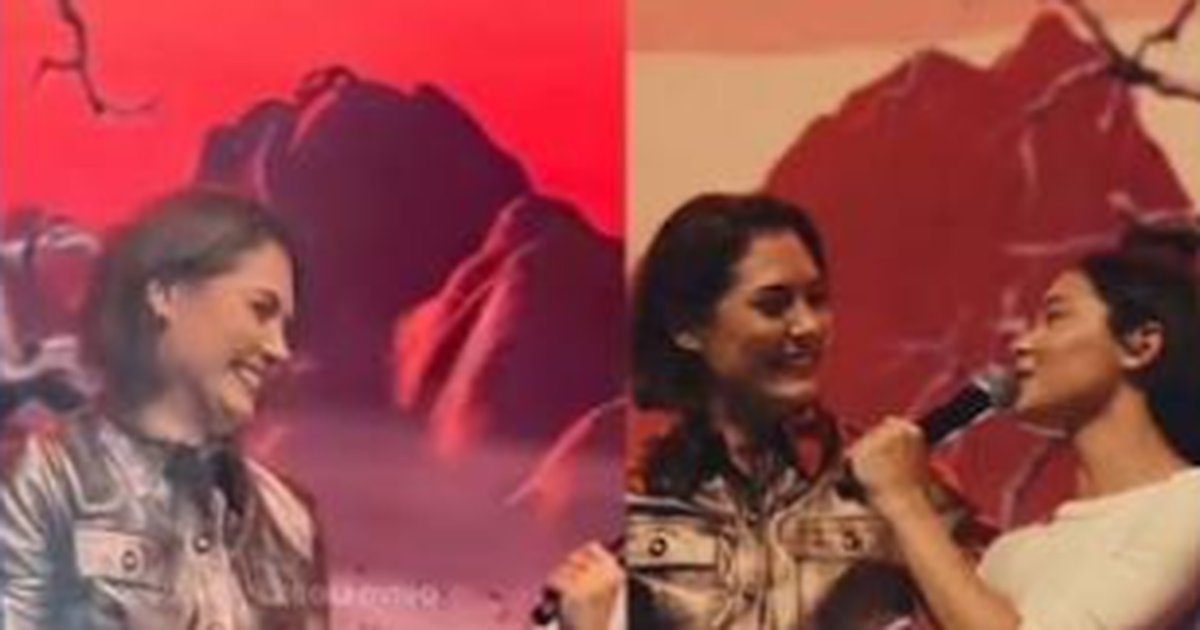 Michelle Bolsonaro emociona público ao cantar “Deserto” com a cantora gospel Maria Marçal