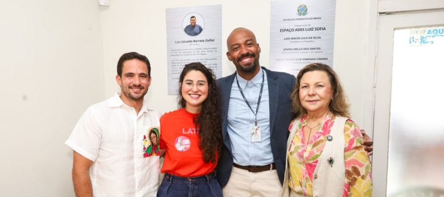 Cauê Castro comemora inauguração do Cidadania PopRua em Maceió.