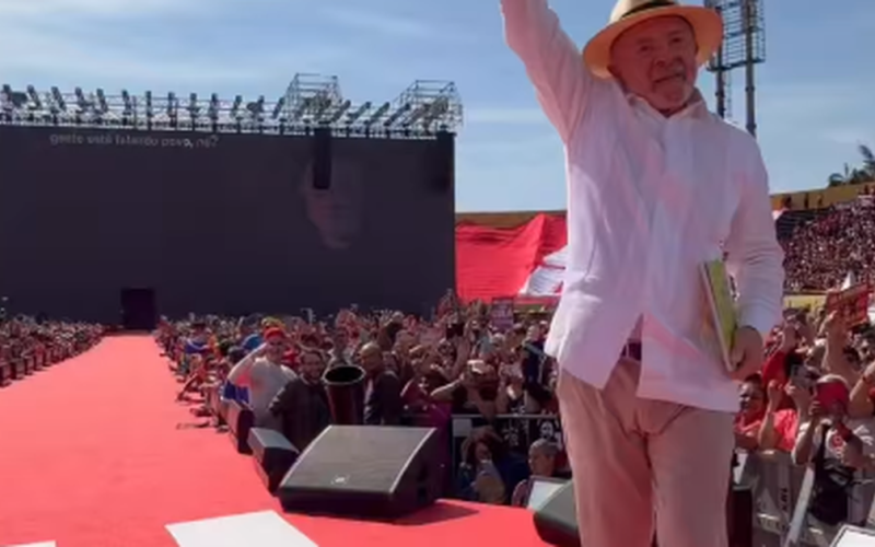 Lula inicia campanha à reeleição com ato na Vila Euclides, local que marcou sua trajetória sindical