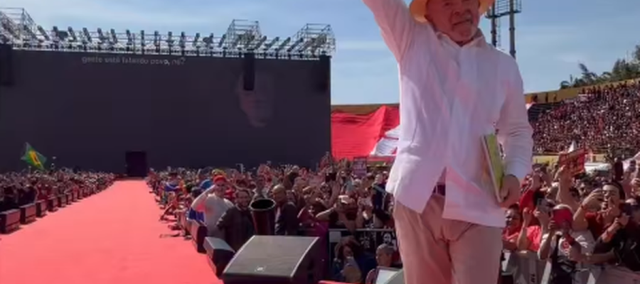 Lula inicia campanha à reeleição com ato na Vila Euclides, local que marcou sua trajetória sindical