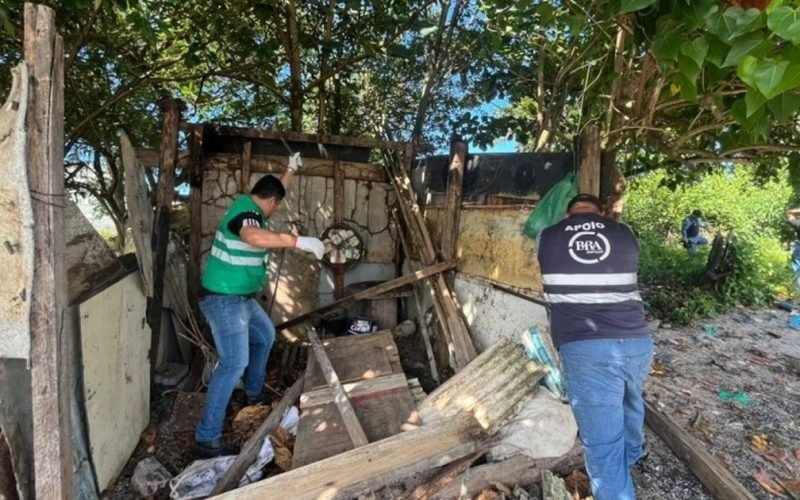 Operação no Vergel termina com troca de tiros e demolição de barracos usados pelo tráfico