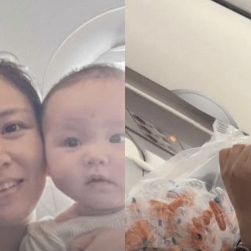 Pai distribui kits a passageiros para pedir desculpas por possível choro de bebê em voo