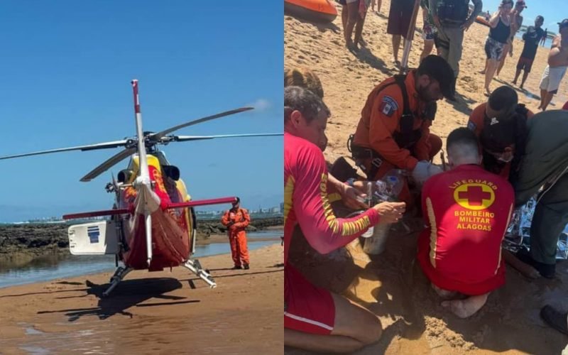 Mulher passa mal, recebe atendimento, mas morre na Praia da Sereia