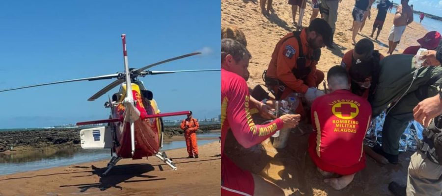 Mulher passa mal, recebe atendimento, mas morre na Praia da Sereia