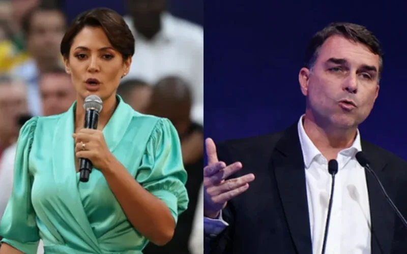 Michelle Bolsonaro não participará de convenção que oficializará candidatura de Flávio Bolsonaro