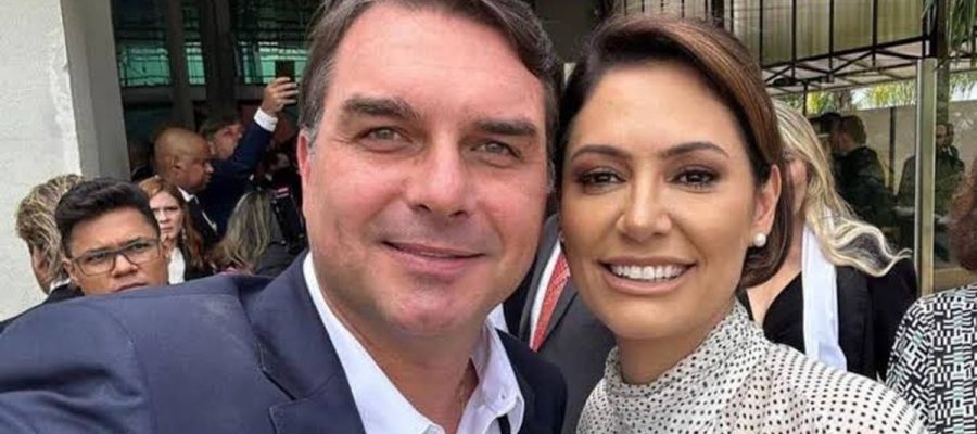 “Falou pouco”, diz irmão de Michelle sobre polêmica com Flávio Bolsonaro
