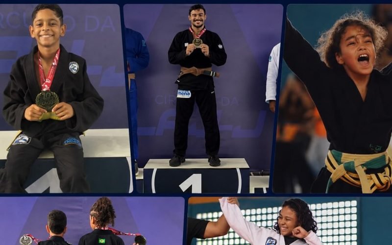 Atletas patrocinados pelo vereador Jônatas Omena se destacam na primeira etapa da Liga Alagoana de Jiu-Jítsu