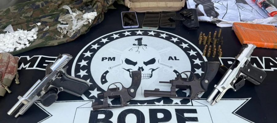 Quatro homens morrem após confronto com o Bope durante operação em Maceió