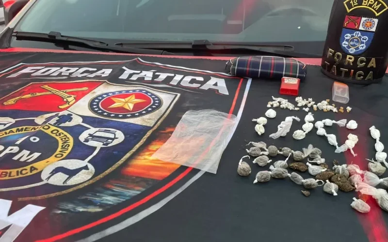 Mulher é presa com drogas na Pajuçara; suspeita já havia sido detida quatro vezes