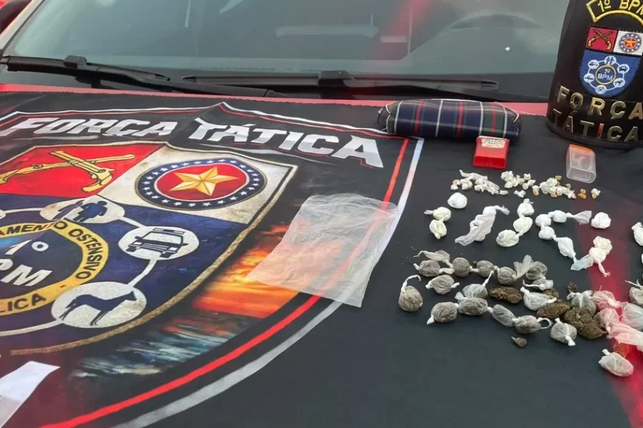 Mulher é presa com drogas na Pajuçara; suspeita já havia sido detida quatro vezes