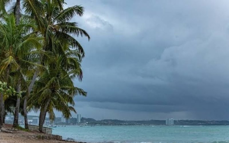 Inmet alerta para chuvas intensas em Alagoas entre quarta e quinta; previsão aponta ventos de até 60km/h