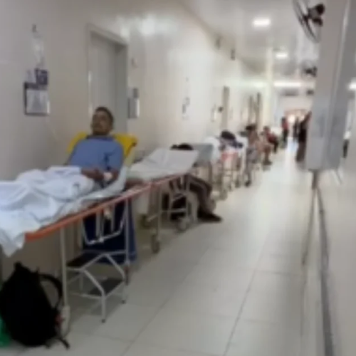 Superlotação e caos: Pacientes são internados em corredores no Hospital Regional de Arapiraca