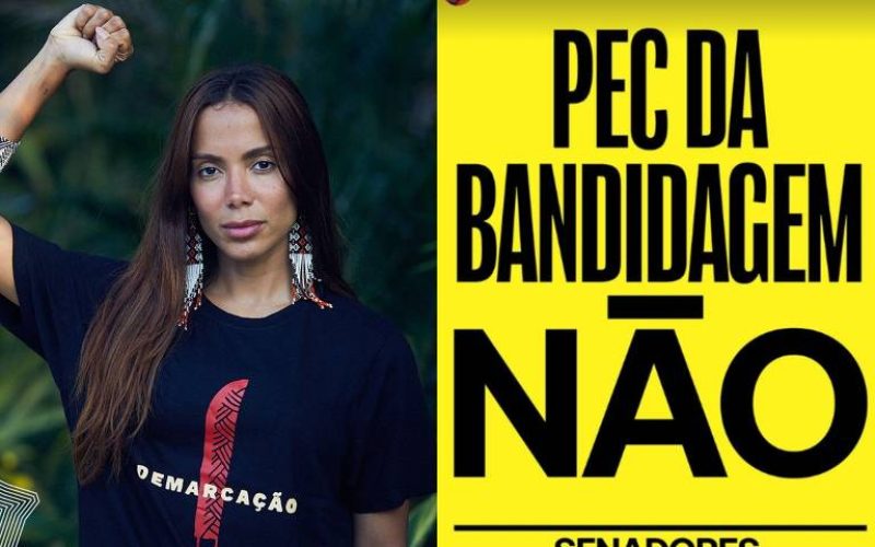 “Sem anistia para os golpistas”, Anitta convoca povo às ruas contra projeto de anistia