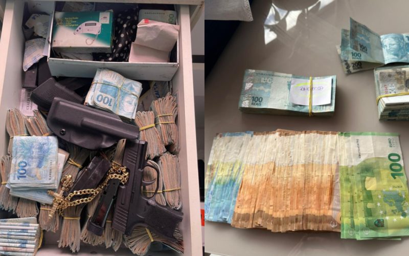 Operação da Polícia Federal encontrou dólar, euro e armas na sede da Sesau em Alagoas