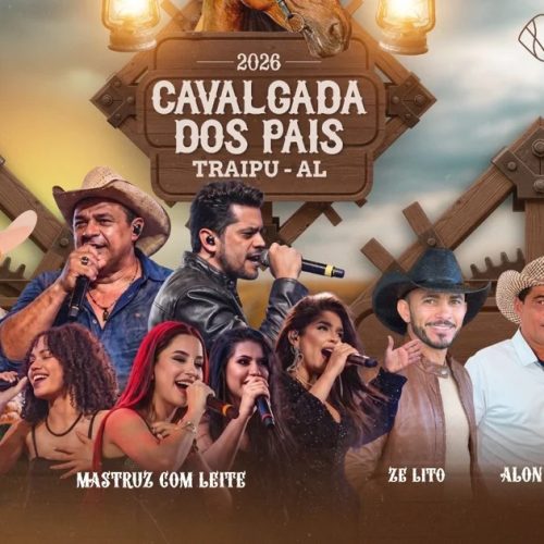 Prefeitura de Traipu anuncia atrações da Cavalgada dos Pais 2026