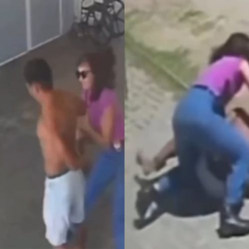 Preso corre e acaba no chão em 3 segundos; vídeo mostra tudo