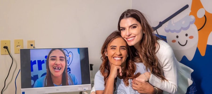 Marina JHC celebra transformação de paciente atendida pelo Sorriso da Gente