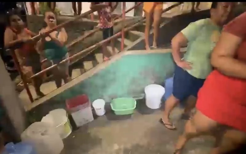 Moradores voltam a cobrar BRK por abastecimento de água no Jacintinho