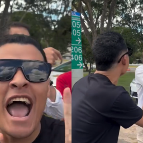 Vídeo mostra influenciador petista em confronto durante manifestação do Dia do Trabalhador