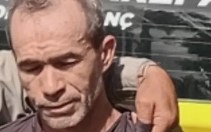 Veja momento que suspeito de matar criança de 6 anos é achado por equipe de segurança