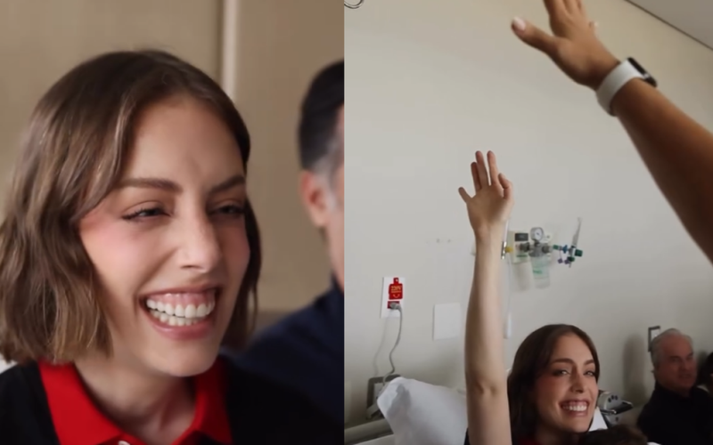 “Minha fé venceu o medo”, diz Fabiana Justus ao concluir última sessão de quimio