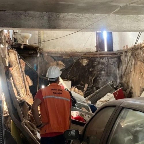 Após colapsos de residências, Defesa Civil de Maceió presta atendimento às famílias atingidas
