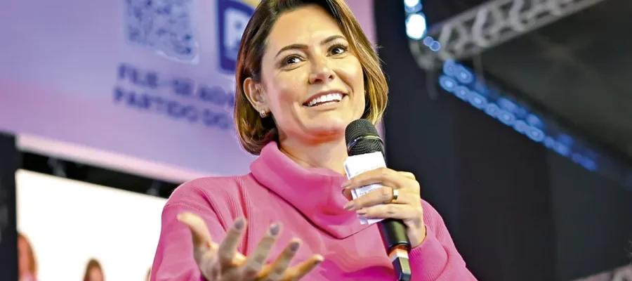 Mesmo com saída, PL vai usar gravações de Michelle em propagandas