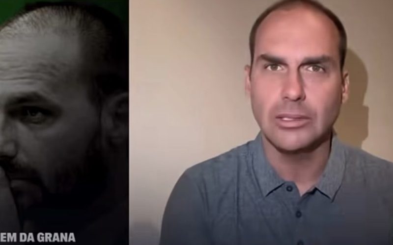 Eduardo Bolsonaro critica “vazamento seletivo” para “assassinar reputação de Flávio” nas pesquisas