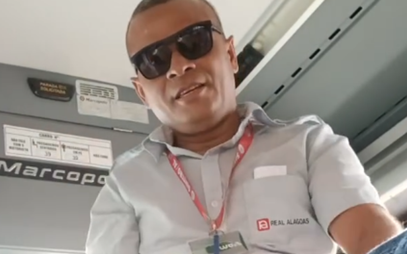 Motorista de ônibus de Maceió viraliza com música e alcança 52 milhões de visualizações
