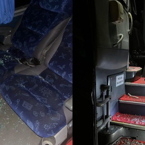 Ônibus universitário é alvo de ataque com bombas caseiras em Alagoas