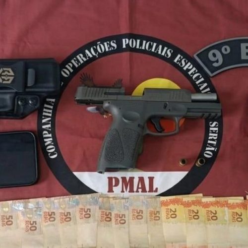 Homem atira em ponte entre Alagoas e Sergipe, esconde arma em carro e acaba preso