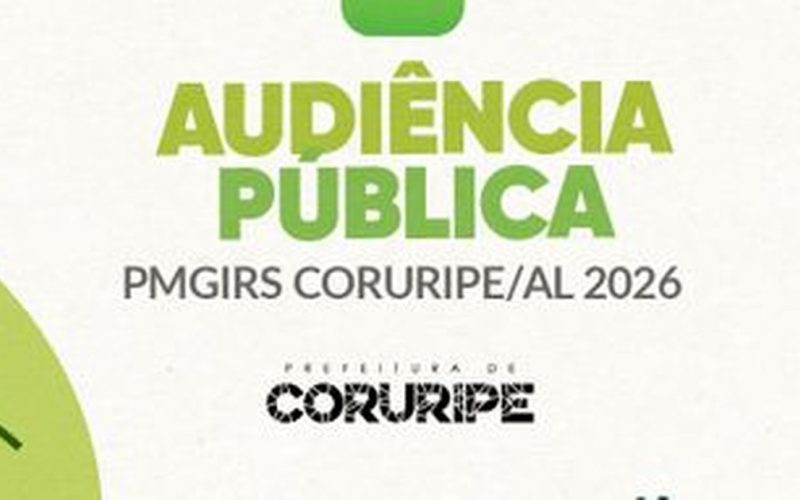 Publicado edital de convocação para Audiência Pública do Plano Municipal de Gestão Integrada de Resíduos Sólidos