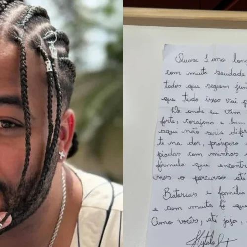 Preso há quase um ano, Hytalo Santos publica carta: “Tudo isso vai passar”