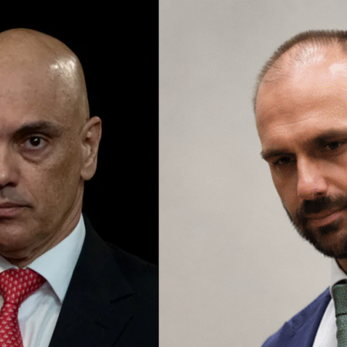 Moraes leva a julgamento ação penal contra Eduardo Bolsonaro por suposta coação no STF