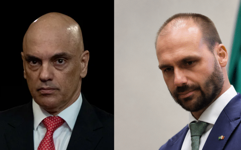 Moraes leva a julgamento ação penal contra Eduardo Bolsonaro por suposta coação no STF